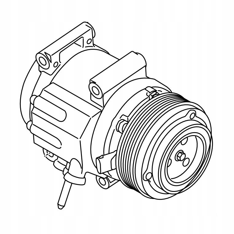 Sprężarka klimatyzacji 1731313411 (SsangYong Korando II)