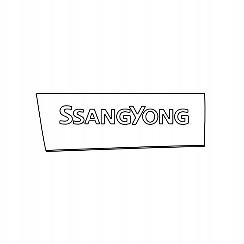 Tylny napis emblemat klapy 7994437000 (SsangYong Korando)